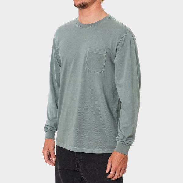 Katin Base Long Sleeve  Tee - Dusty Blue