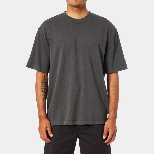 Katin Box Fit Heritage Tee - Black Washed Pigment Dye
