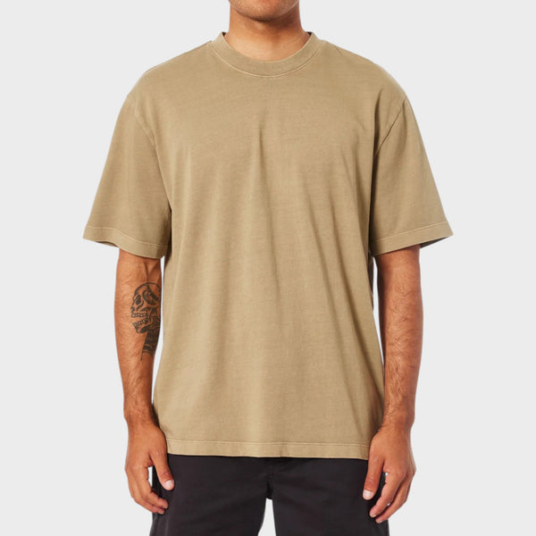 Katin Box Fit Heritage Tee - Covert Green Pigment Dye