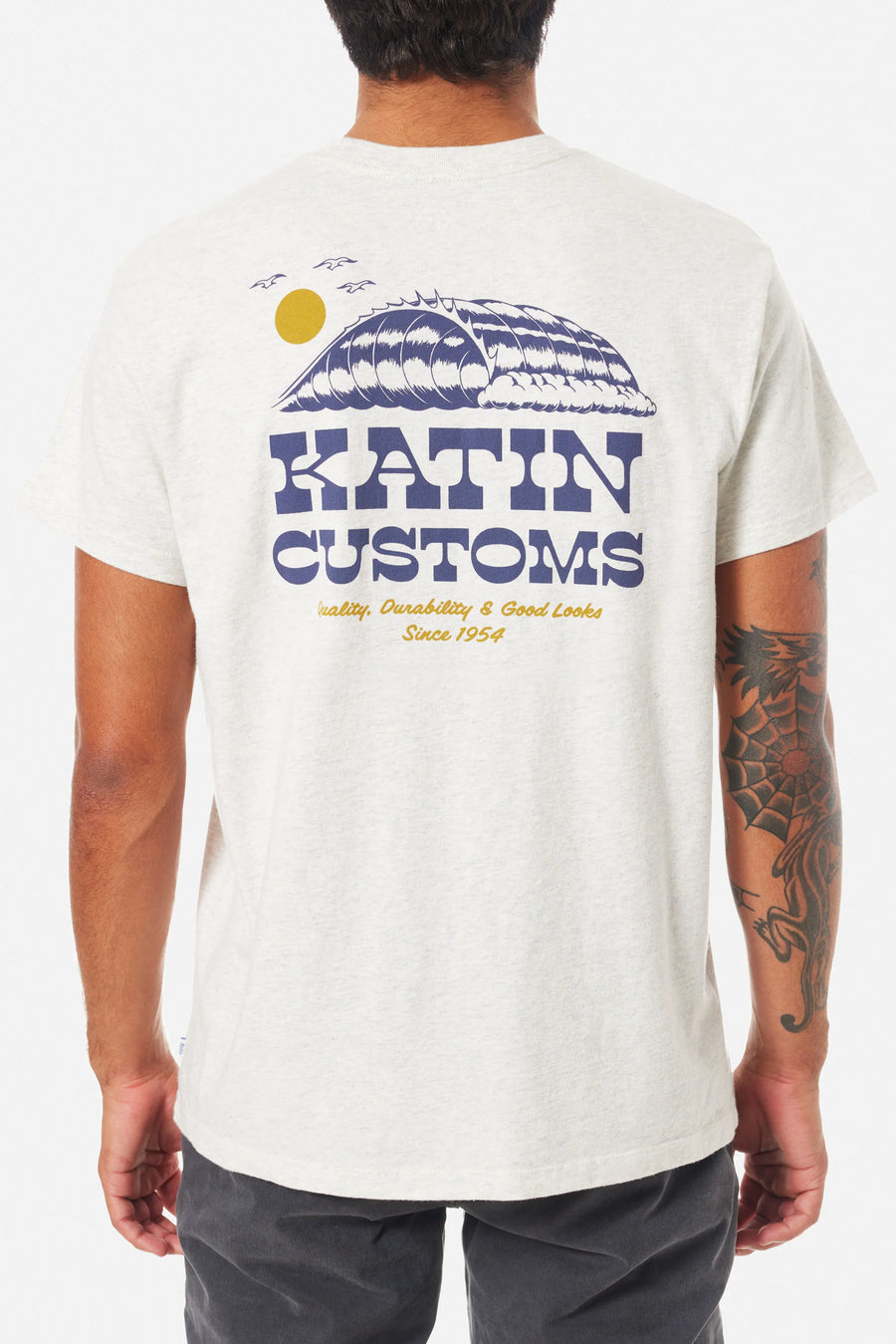 Katin Drainer Tee - Heather Grey