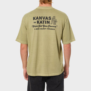 Katin Hotline Box Fit Tee - Covert Green