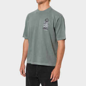Katin Offering Box Fit Tee - Dusty Blue