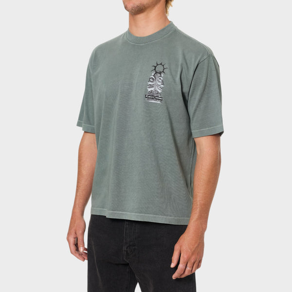 Katin Offering Box Fit Tee - Dusty Blue