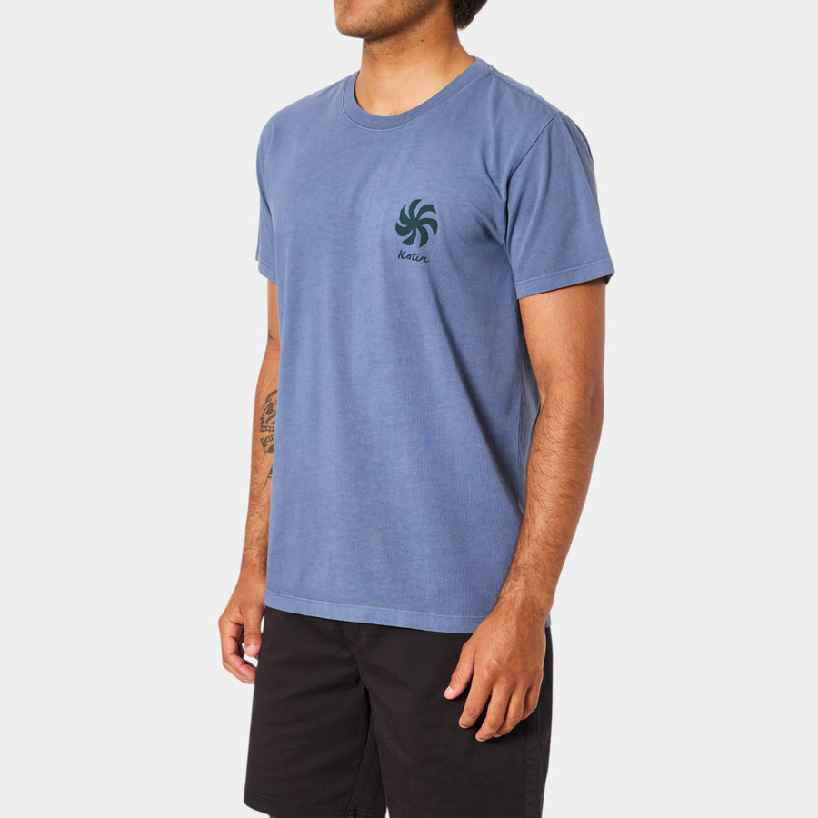 Katin Relic Tee - Blue Pigment Dye