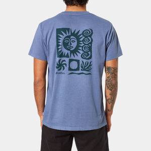 Katin Relic Tee - Blue Pigment Dye