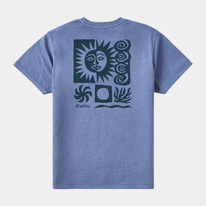 Katin Relic Tee - Blue Pigment Dye