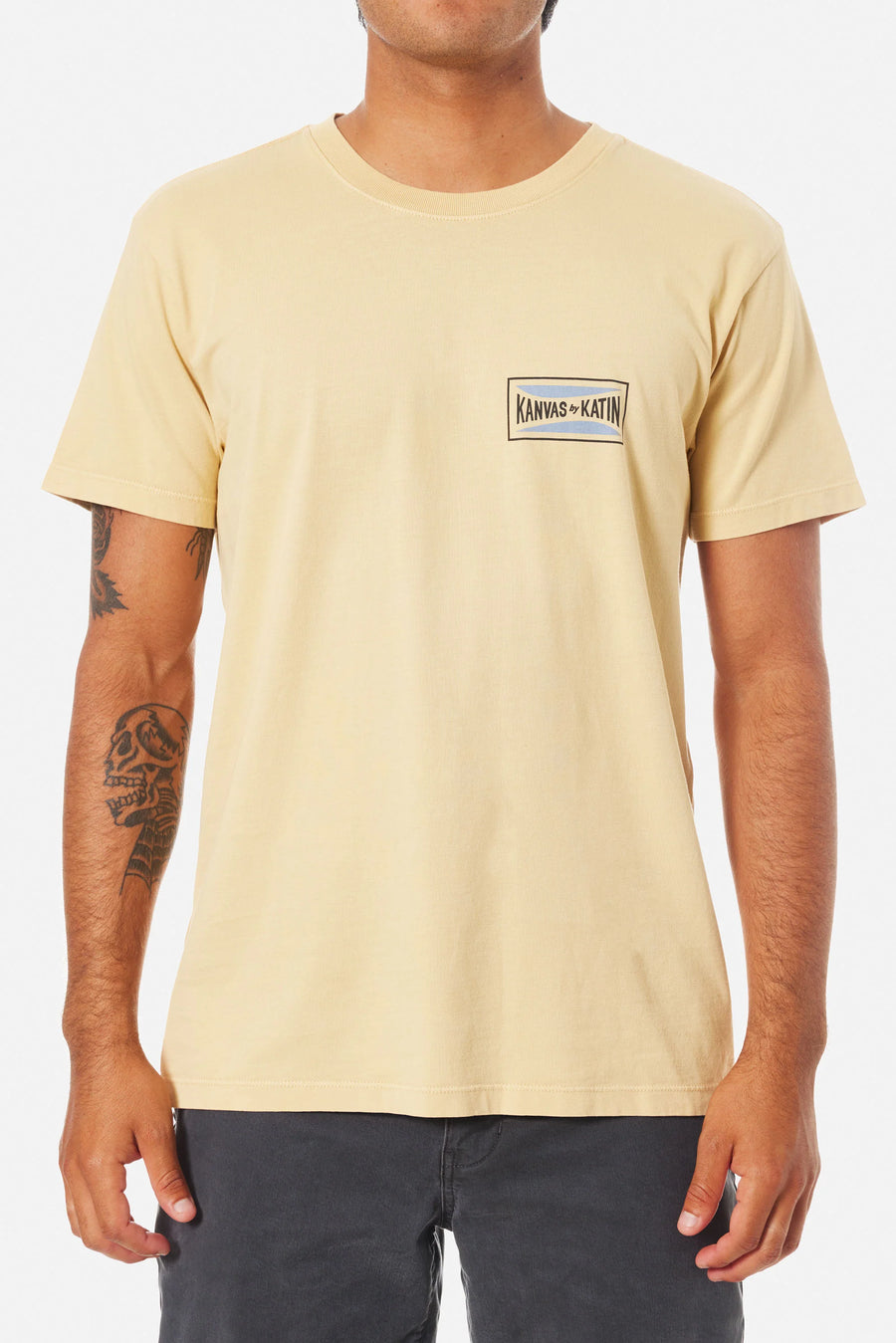 Katin Scrubber Tee - Soybean Sand Wash