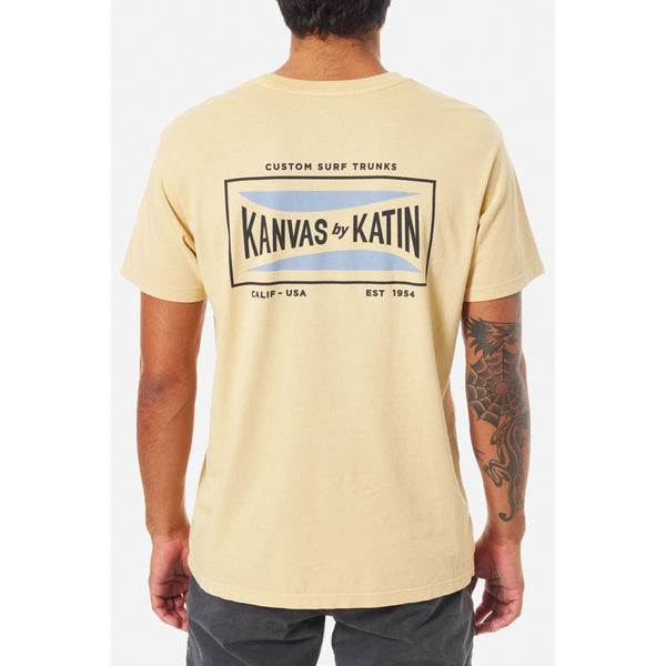 Katin Scrubber Tee - Soybean Sand Wash