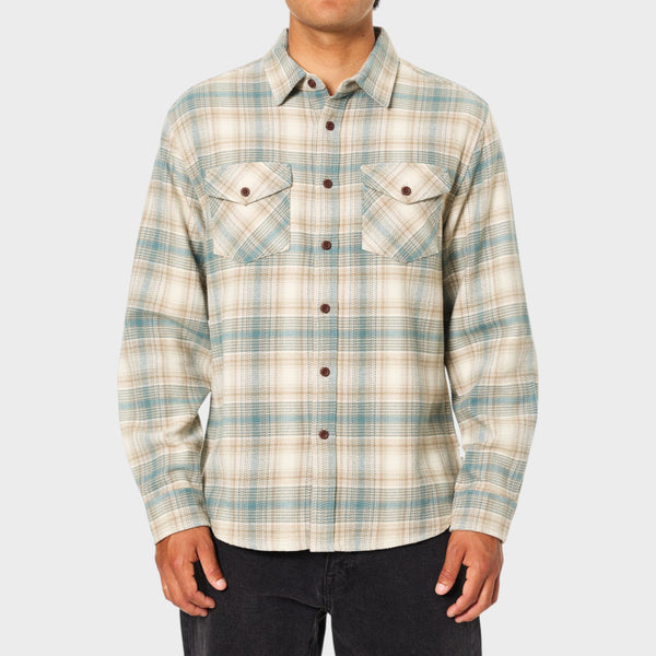 Katin Sierra Flannel Shirt - Atlantic Green