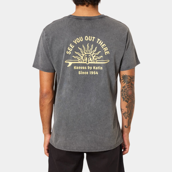Katin Sunny Tee - Black Sand Wash