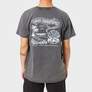 Katin Vibrations Tee - Black Sand Wash