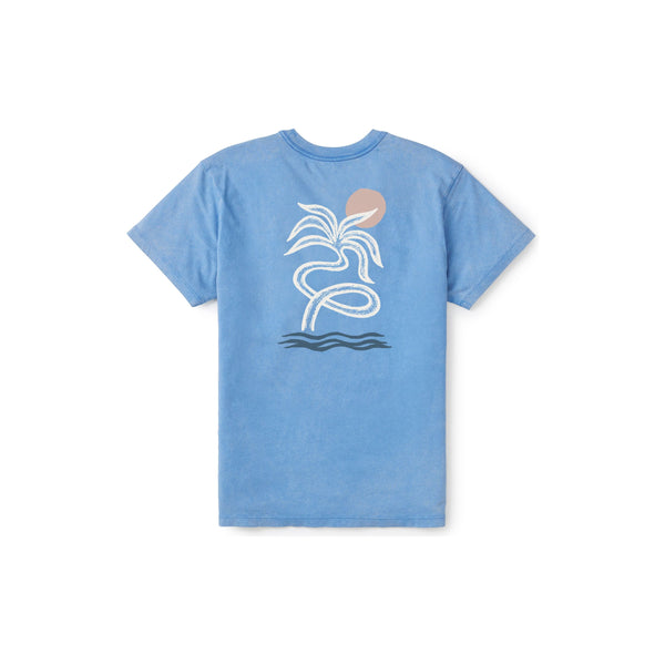 Katin Blend Tee - Bay Blue Sand Wash