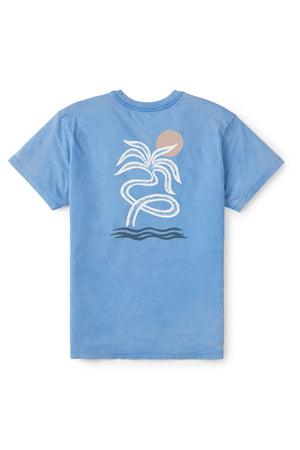 Katin Blend Tee - Bay Blue Sand Wash