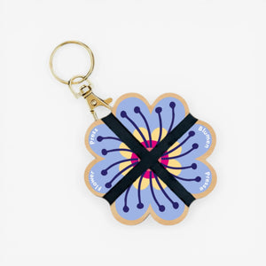 Studio Wald Keyring Flower Press - Pinks and Blues