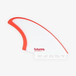 Futures Mike February Keel Fins - Red/Grey