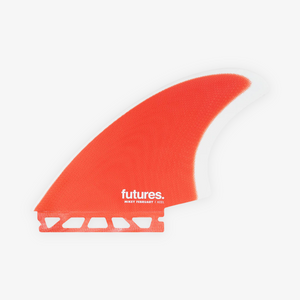 Futures Mike February Keel Fins - Red/Grey