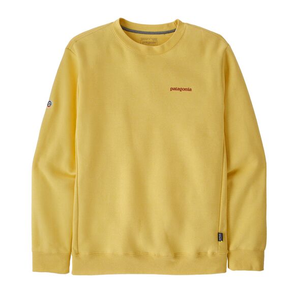 Patagonia Fitz Roy Icon Uprisal Crew Sweater - Milled Yellow