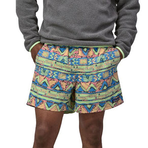 Patagonia Men's Baggies Short - High Hopes Geo: Salamander Green - 5"