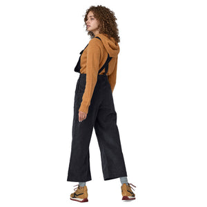 Patagonia Women's Stand Up Cropped Corduroy Overalls - Pitch Blue