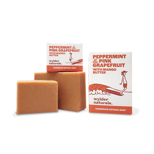 Wylder Naturals Soaps - Peppermint & Pink Grapefruit with Mango Butter