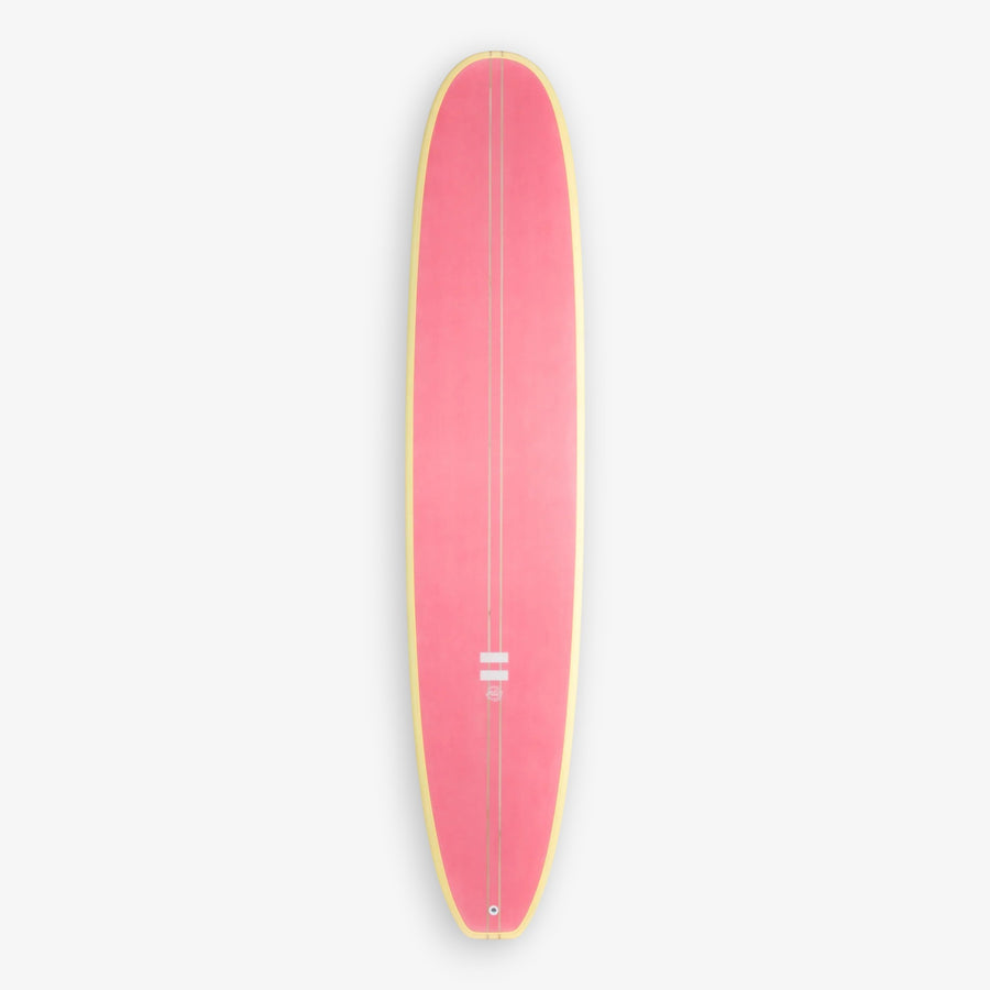 INDIO SURFBOARDS - LOG MACHINE  9'0" - CREAM FLAMINGO