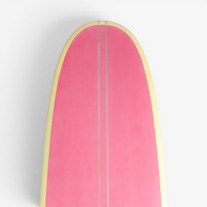 INDIO SURFBOARDS - LOG MACHINE  9'0" - CREAM FLAMINGO
