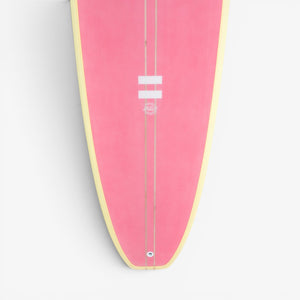 INDIO SURFBOARDS - LOG MACHINE  9'0" - CREAM FLAMINGO