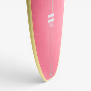 INDIO SURFBOARDS - LOG MACHINE  9'0" - CREAM FLAMINGO