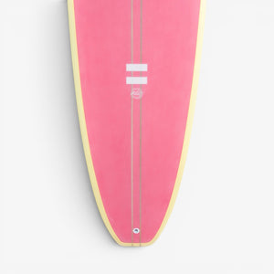 INDIO SURFBOARDS - LOG MACHINE  9'6" - Cream Flamingo