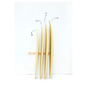 Indio Endurance RACER 6'6 Surf Board - Sand