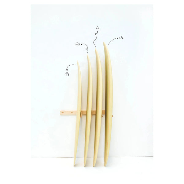 Indio Endurance RACER 6'4 Surf Board - Sand