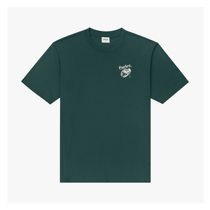 PARLEZ SLIP T-SHIRT WHITE - DEEP GREEN