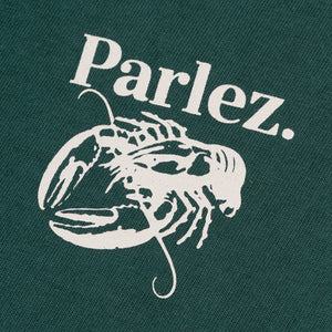 PARLEZ SLIP T-SHIRT WHITE - DEEP GREEN