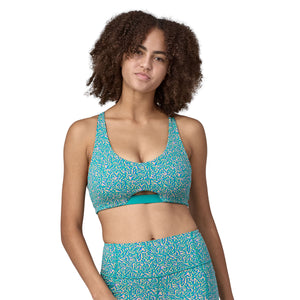 Patagonia Women's Maipo Low Impact Adjustable Bra - Sea Texture: Subtidal Blue