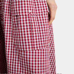 Damson Madder Faith Midi Dress - Cherry Gingham