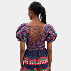 Damson Madder Allegra Blouse - Cherry Pie