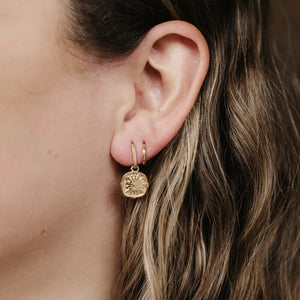 Pineapple Island Golden Celestial Earrings