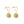 Pineapple Island Golden Celestial Earrings