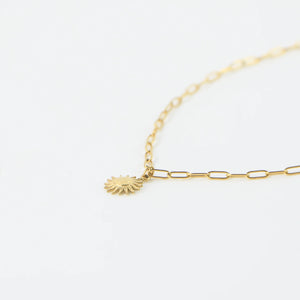 Pineapple Island Sun Charm Necklace