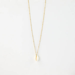 Pineapple Island Cowrie Shell Chain Necklace