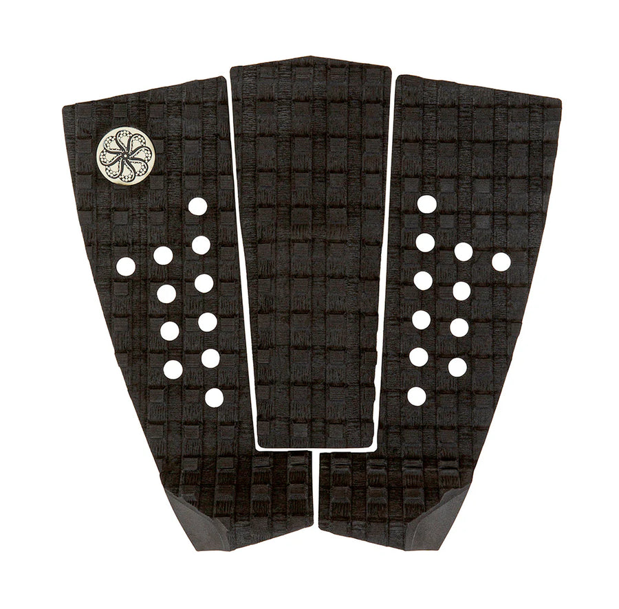 Octopus Scramble II Surfboard Traction Pad - Black