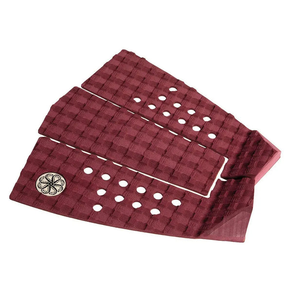 Octopus Scramble II Surfboard Traction Pad - Burgundy