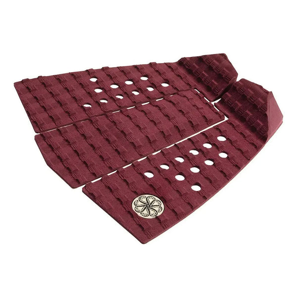 Octopus Scramble II Surfboard Traction Pad - Burgundy