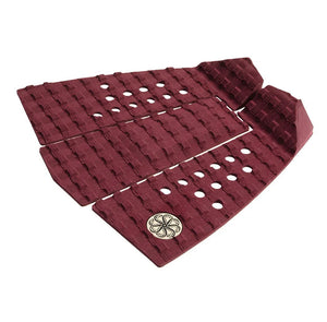 Octopus Scramble II Surfboard Traction Pad - Burgundy