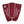 Octopus Scramble II Surfboard Traction Pad - Burgundy