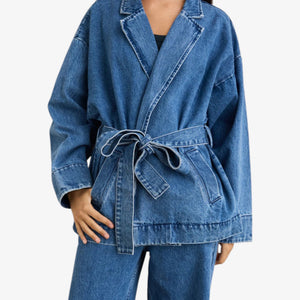 Rhythm Shoreline Denim Blazer - Indigo