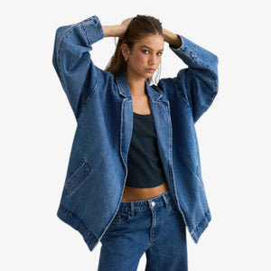 Rhythm Shoreline Denim Blazer - Indigo