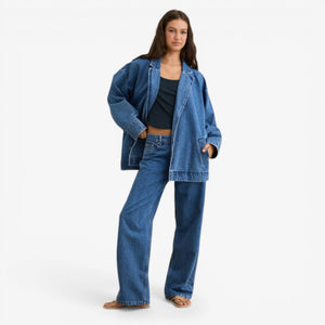 Rhythm Shoreline Denim Blazer - Indigo