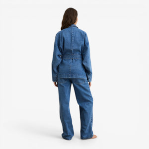 Rhythm Shoreline Denim Blazer - Indigo