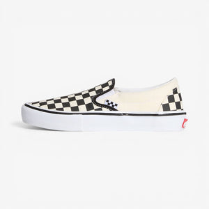Vans Skate Checkerboard Slip-On Shoes - Black/White